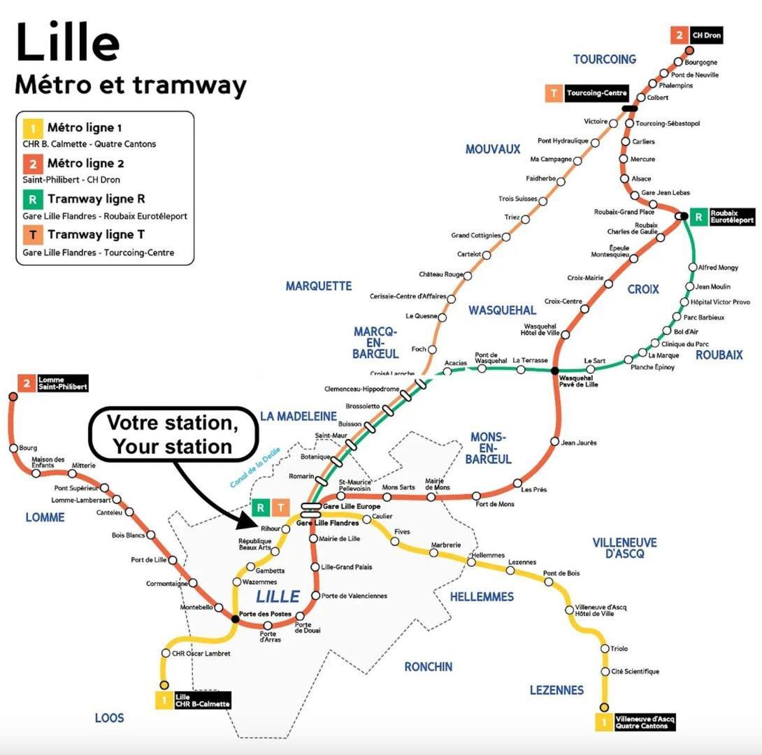 Vieux Lille - Beautiful Neat And Bright Apartment ภายนอก รูปภาพ
